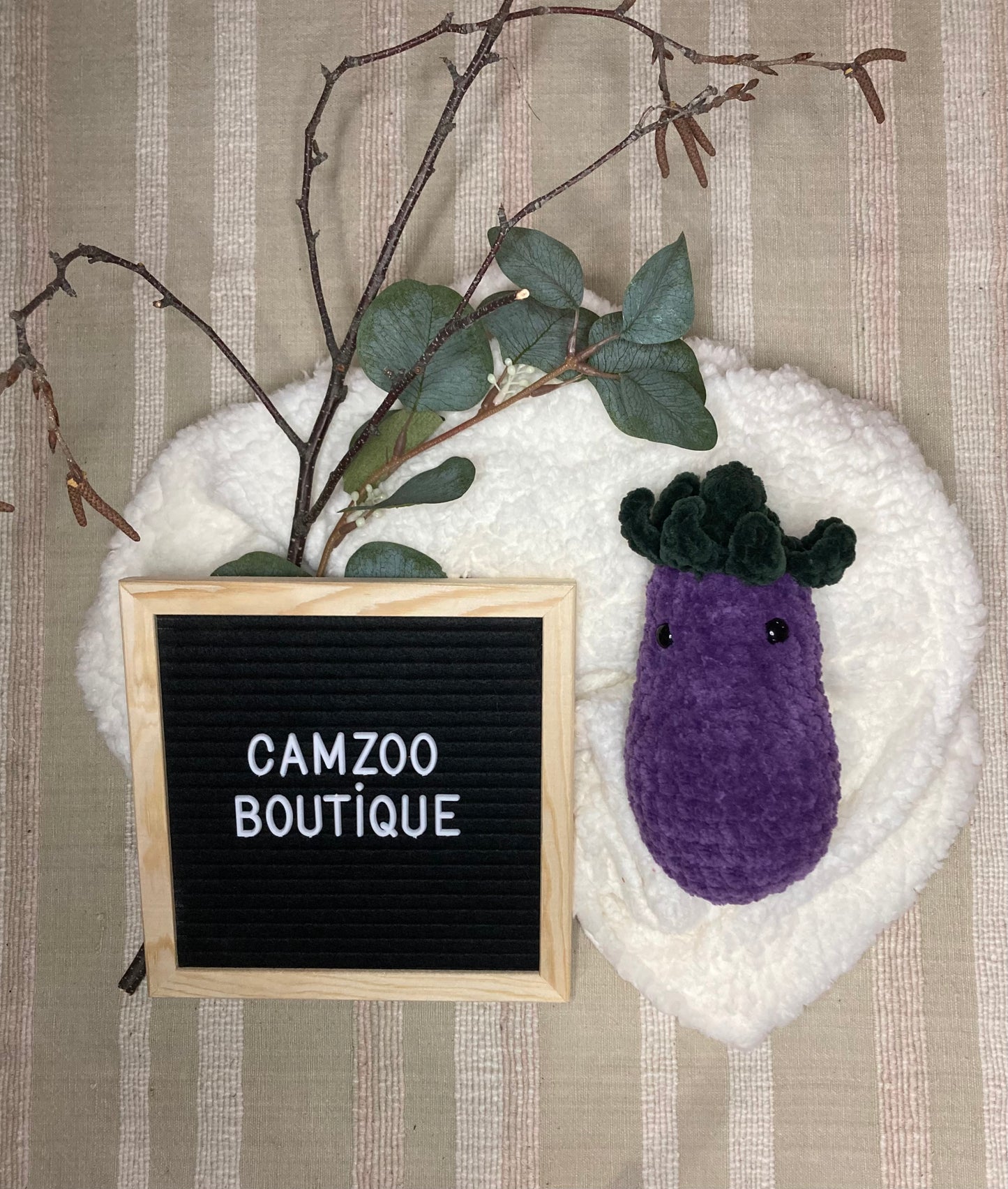 Amigurumi Aubergine