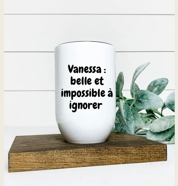Coupe de vin isotherme " Vanessa "