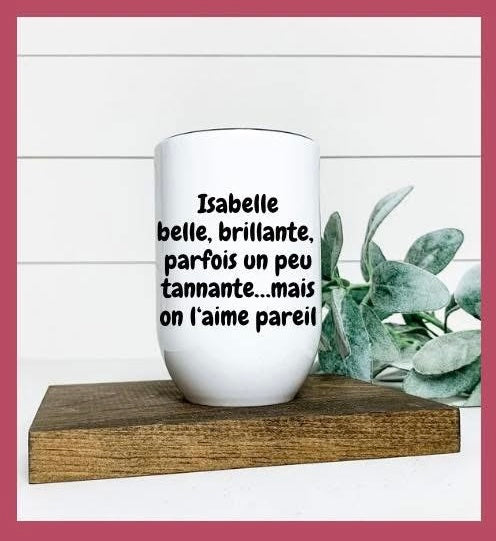 Coupe de vin isotherme " Isabelle "
